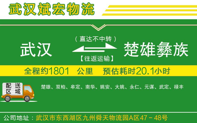 武漢到楚雄彝族自治州貨運(yùn)公司