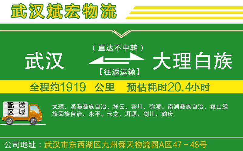 武漢到大理白族自治州物流公司 武漢到大理白族自治州物流公司