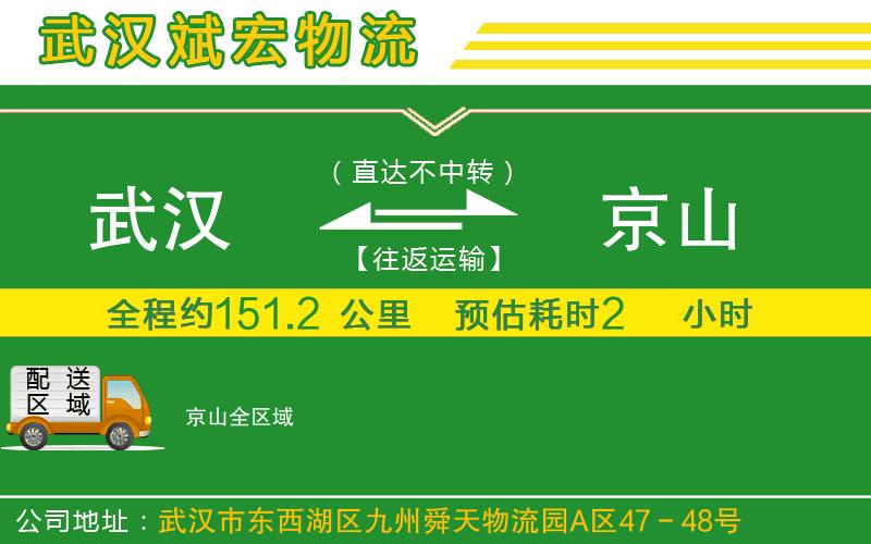 武漢到京山物流專線