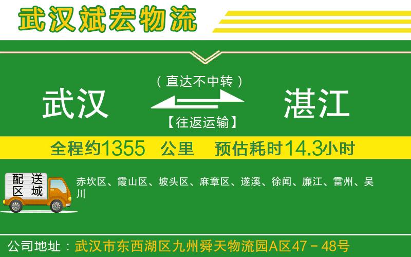 武漢到湛江物流公司