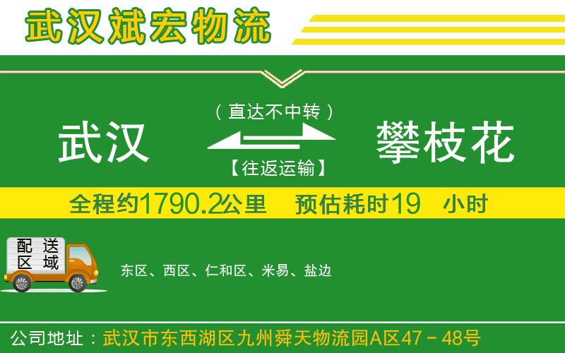 武漢到攀枝花貨運(yùn)