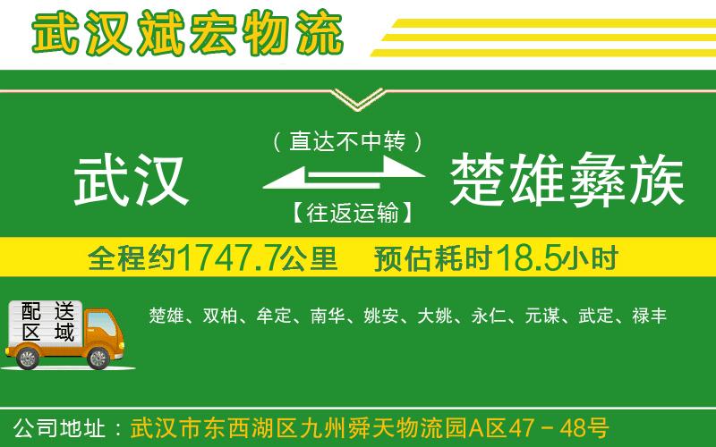 武漢至楚雄彝族自治州物流公司 武漢到楚雄彝族自治州物流公司