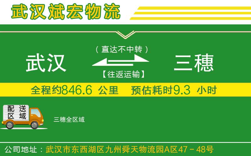 武漢到三穗貨運