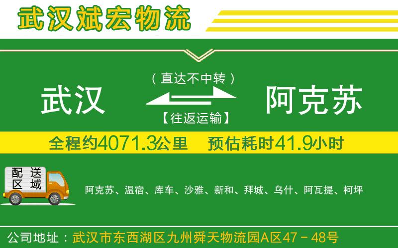 武漢至阿克蘇物流公司 武漢到阿克蘇物流公司