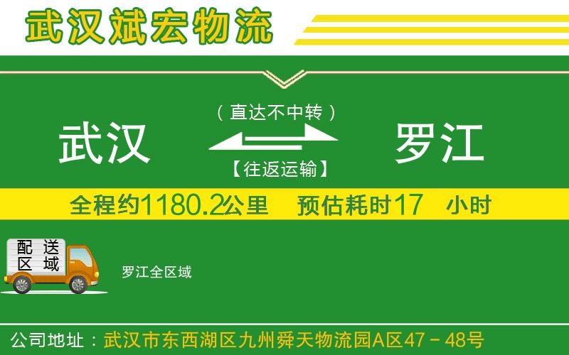 武漢到羅江貨運專線