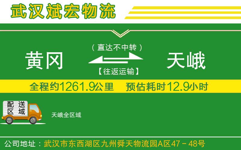 黃岡到天峨物流公司 黃岡到天峨物流公司