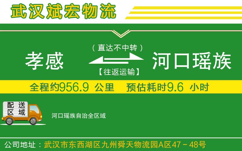 孝感到河口瑤族自治物流公司 孝感到河口瑤族自治物流公司