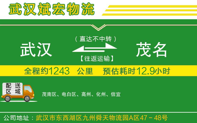 武漢發(fā)茂名貨運(yùn)公司