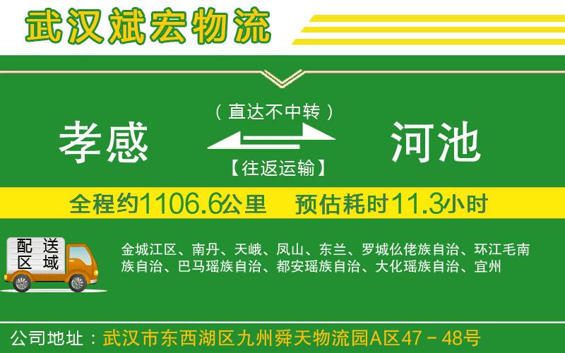孝感到河池物流公司 孝感到河池物流公司