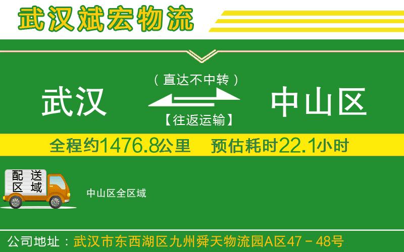 武漢至中山區(qū)貨運