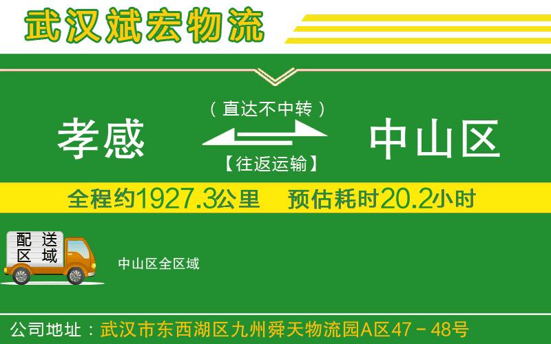 孝感到中山區(qū)物流公司