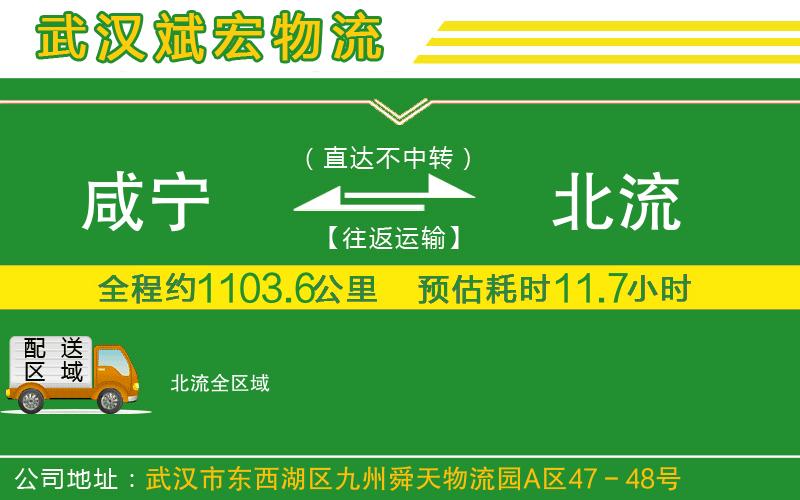 咸寧到北流物流公司 咸寧到北流物流公司