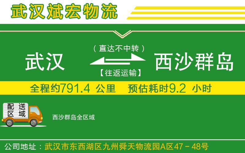 武漢至西沙群島專線 武漢至西沙群島專線