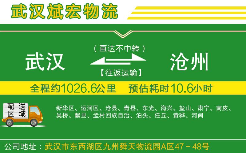 武漢到滄州貨運公司 武漢到滄州貨運公司