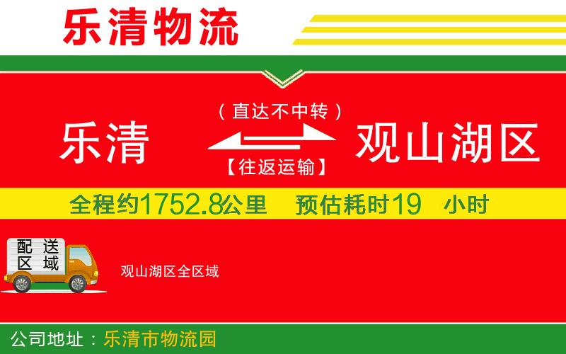 樂清到觀山湖區(qū)物流公司 樂清到觀山湖區(qū)物流公司