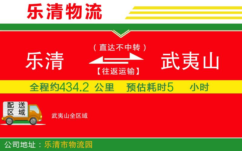 樂清到武夷山物流公司 樂清到武夷山物流公司