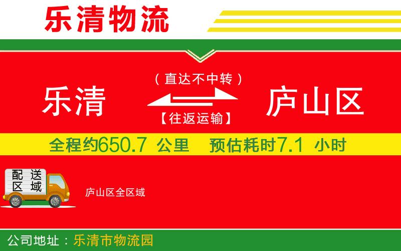 樂清到廬山區(qū)物流公司 樂清到廬山區(qū)物流公司