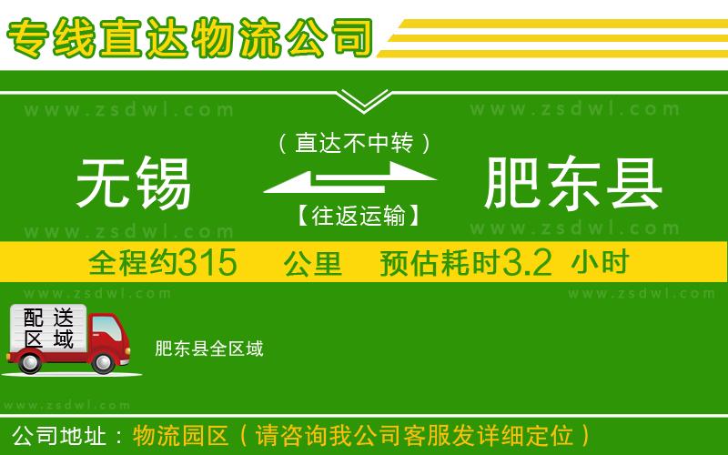 無(wú)錫到肥東縣物流專線 無(wú)錫到肥東縣物流專線