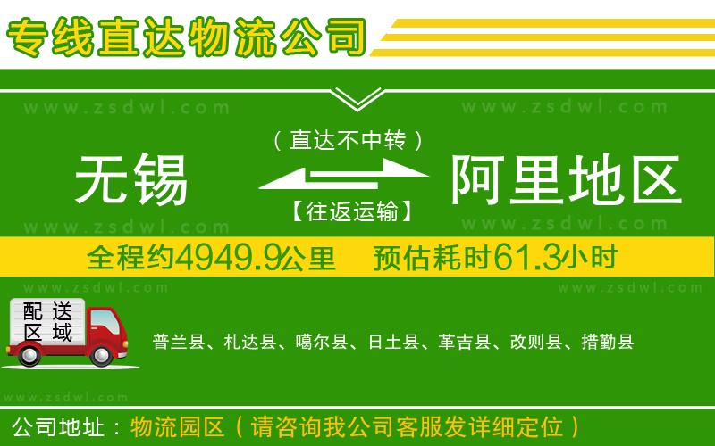 無錫到阿里地區(qū)物流公司