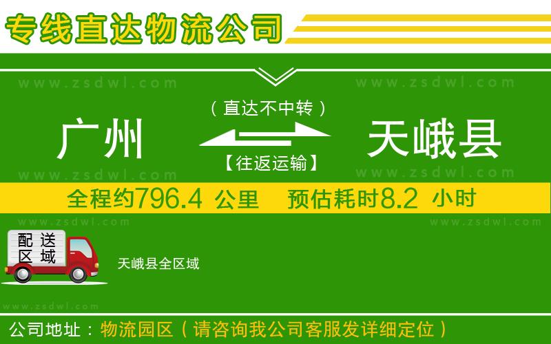 廣州到天峨縣物流公司