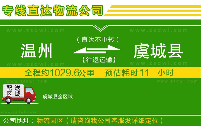 溫州到虞城縣物流專線 溫州到虞城縣物流專線