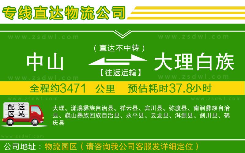 中山到大理白族自治州物流專線 中山到大理白族自治州物流專線