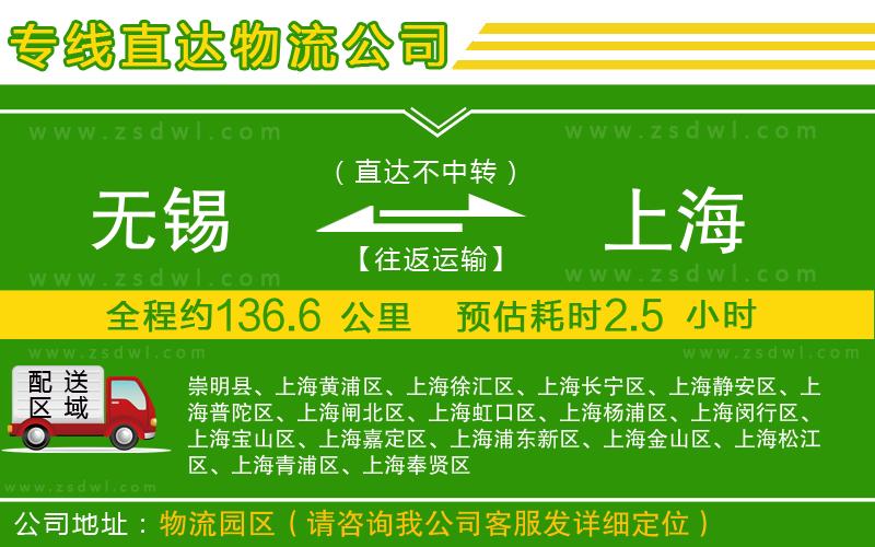 無(wú)錫到上海物流公司 無(wú)錫到上海物流公司