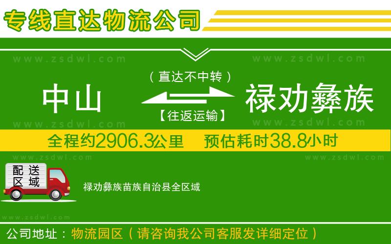 中山到祿勸彝族苗族自治縣物流專(zhuān)線 中山到祿勸彝族苗族自治縣物流專(zhuān)線