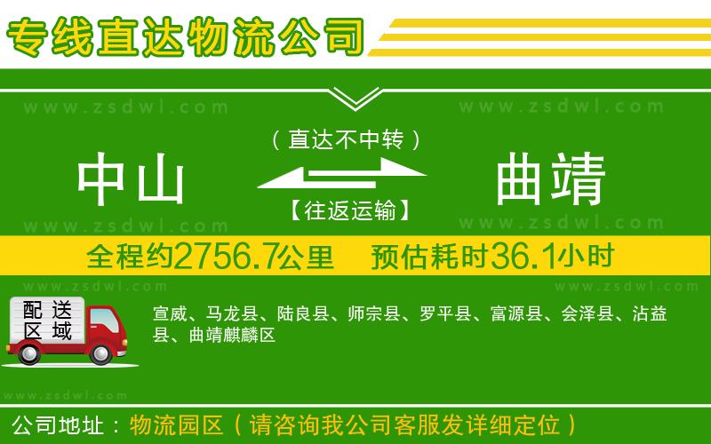 中山到曲靖物流專線 中山到曲靖物流專線