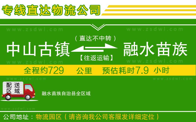 中山古鎮(zhèn)到融水苗族自治縣物流專線 中山古鎮(zhèn)到融水苗族自治縣物流專線