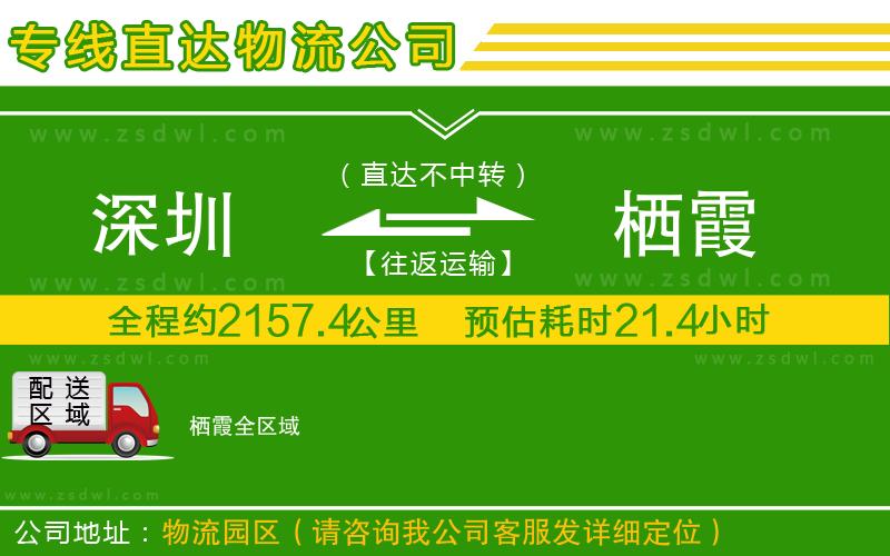 深圳到棲霞物流公司