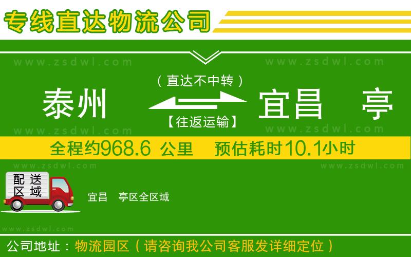 泰州到宜昌猇亭區(qū)物流專線 泰州到宜昌猇亭區(qū)物流專線