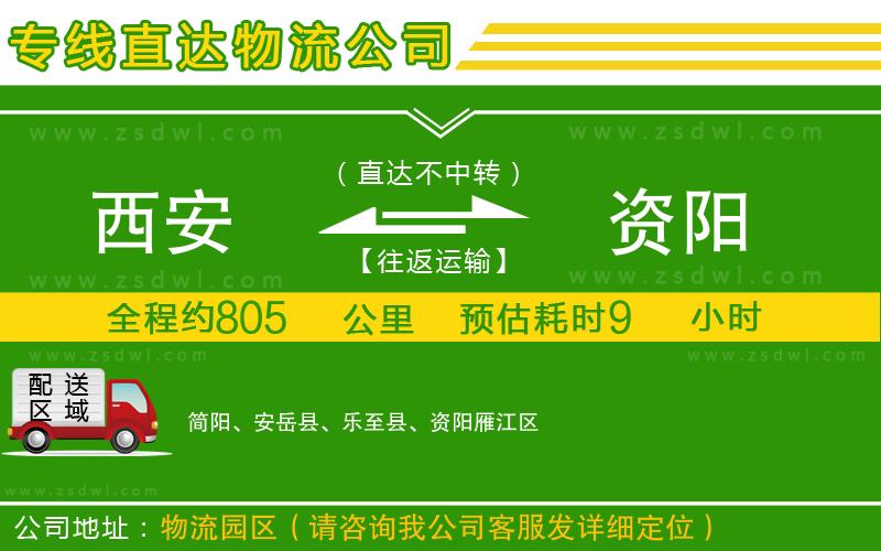 西安到資陽(yáng)物流公司
