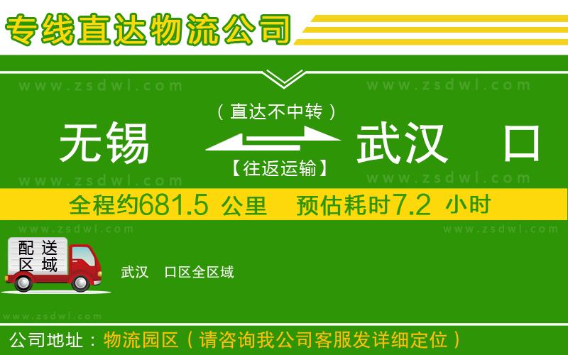 無錫到武漢硚口區(qū)物流公司 無錫到武漢硚口區(qū)物流公司