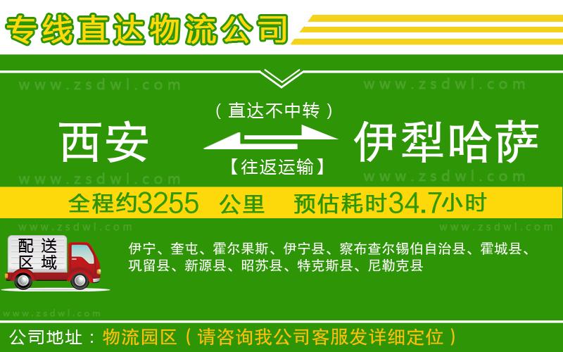 西安到伊犁哈薩克自治州物流專(zhuān)線(xiàn)