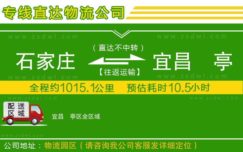 石家莊到宜昌猇亭區(qū)物流專線