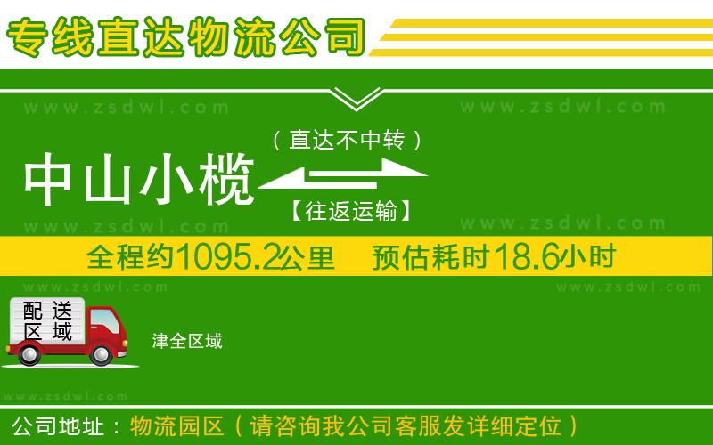 中山小欖到津物流專線 中山小欖到津物流專線