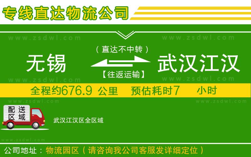 無(wú)錫到武漢江漢區(qū)物流公司 無(wú)錫到武漢江漢區(qū)物流公司