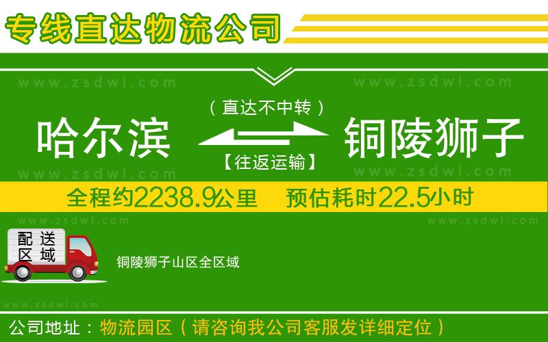 哈爾濱到銅陵獅子山區(qū)物流公司 哈爾濱到銅陵獅子山區(qū)物流公司