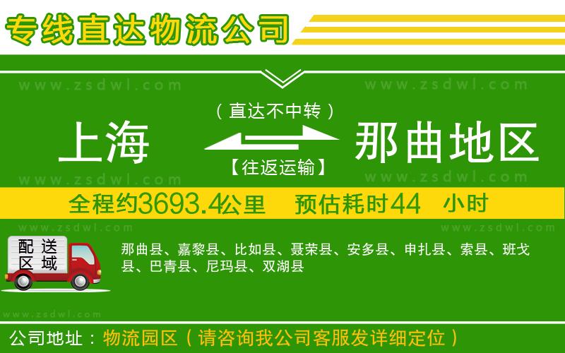 上海到那曲地區(qū)物流公司