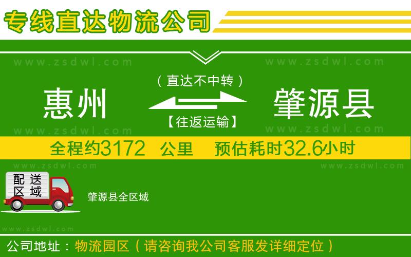 惠州到肇源縣物流專線 惠州到肇源縣物流專線
