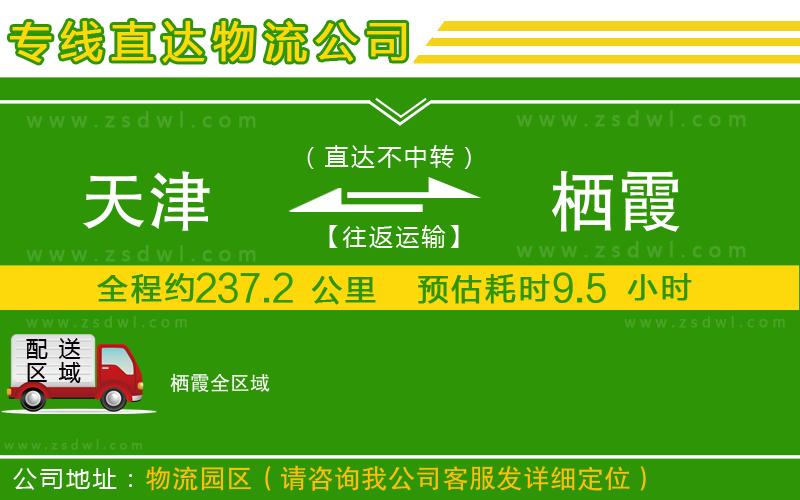 天津到棲霞物流公司