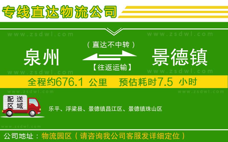 泉州到景德鎮(zhèn)物流專線 泉州到景德鎮(zhèn)物流專線