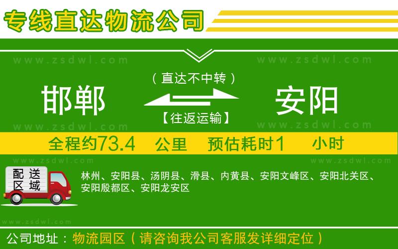 邯鄲到安陽物流公司 邯鄲到安陽物流公司
