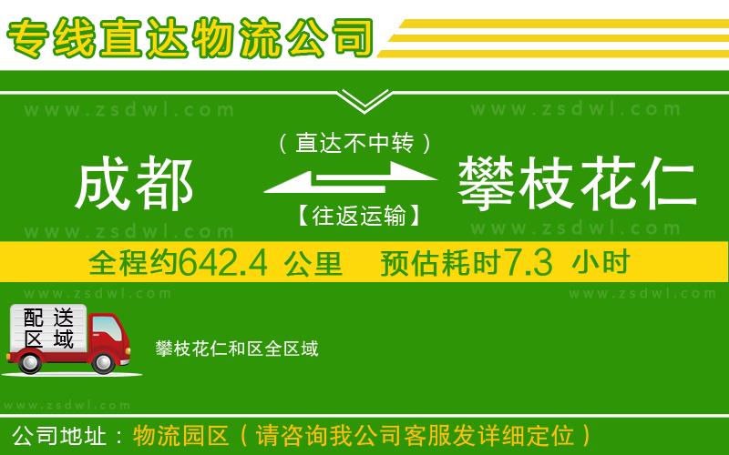 成都到攀枝花仁和區(qū)物流專線