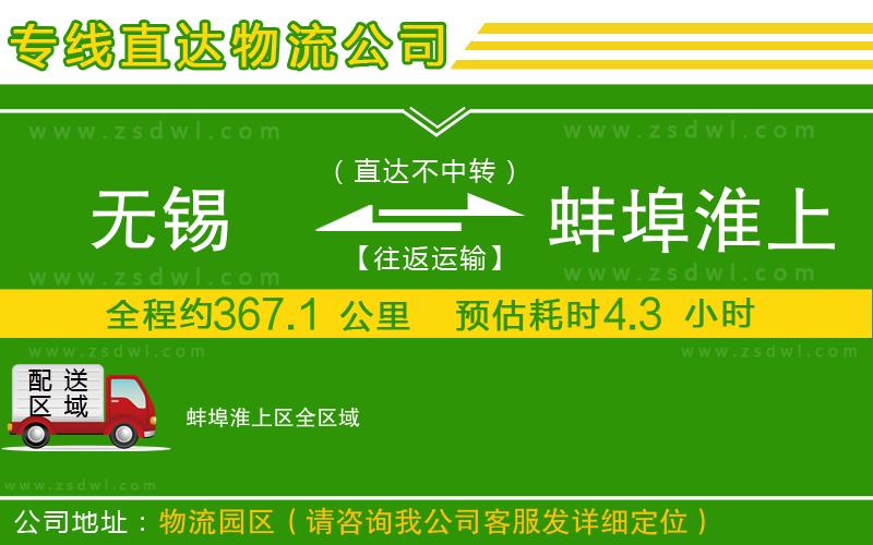 無錫到蚌埠淮上區(qū)物流專線 無錫到蚌埠淮上區(qū)物流專線