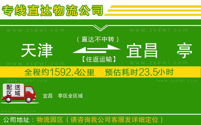天津到宜昌猇亭區(qū)物流公司