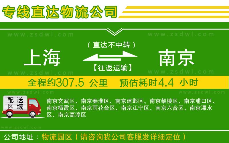 上海到南京物流專線