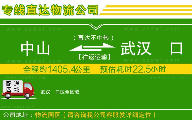 中山到武漢硚口區(qū)物流專(zhuān)線