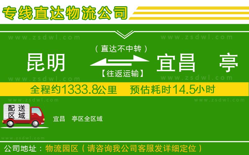 昆明到宜昌猇亭區(qū)物流專線